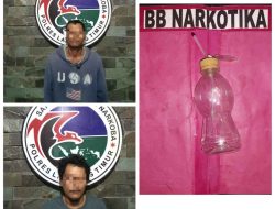 Polisi Bekuk Dua Pengguna Sabu di Lampung Timur, Alat Hisap Turut Diamankan