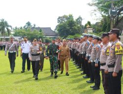 Kapolres Lampung Timur Pimpin Apel Gelar Pasukan Ops Patuh Krakatau 2025