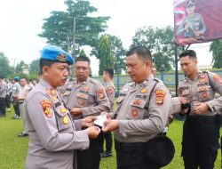 Si Propam Polres Lampung Timur Gelar Gaktiplin Usai Apel Pagi