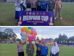Menpora Cup 2025 desa Mataram Baru Jadi Ajang Pembinaan Bakat Muda Lampung Timur