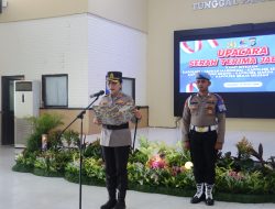 Kapolres Lampung Timur Pimpin Serah Terima Jabatan Kasat Intelkam dan Sejumlah Kapolsek Jajaran*