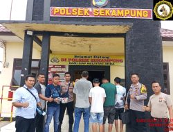 Polsek Sekampung Ungkap Kasus Narkotika, Empat Pelaku dan Sejumlah Barang Bukti Sabu Diamankan