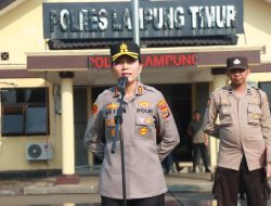 Kapolres Lampung Timur Heti Patmawati Imbau Masyarakat Selalu Waspada Dan Berhati-hati di Musim Penghujan