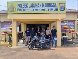 Tim Tekab 308 Presisi Polsek Labuhan Maringgai Ungkap Kasus Curanmor, Pelaku Serahkan Diri Beserta Barang Bukti