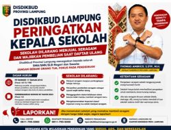 Disdikbud Lampung Peringatkan Sekolah, Dilarang Jual Seragam dan Wajibkan Saat Daftar Ulang.