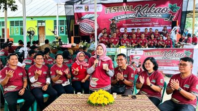 Festival Kakao Lampung Timur Dorong Hilirisasi, Bupati Ela Ajak Petani Ciptakan Produk Bernilai Tambah